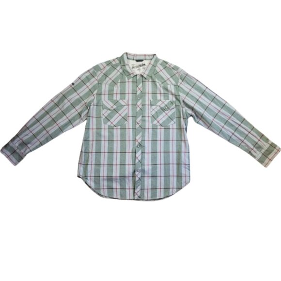 Artful Dodger Men Snap Button Long Sleeve Plaid Shirt Size 4XL - Picture 11 of 12
